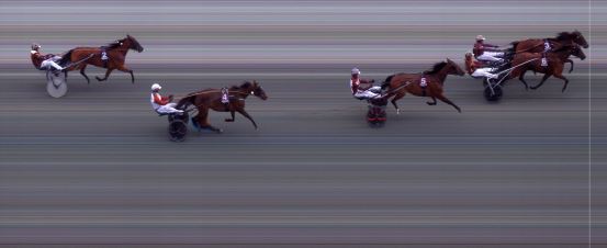 Målfoto for løp 8 på bane BI den 11.05.2024