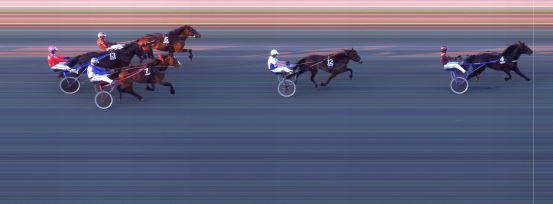 Målfoto for løp 6 på bane BI den 25.05.2024