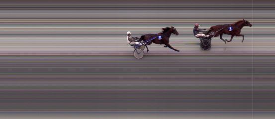 Målfoto for løp 2 på bane BI den 13.06.2024