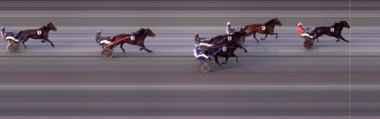 Målfoto for løp 5 på bane BI den 13.06.2024