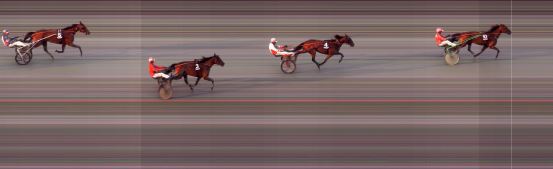 Målfoto for løp 6 på bane BI den 13.06.2024