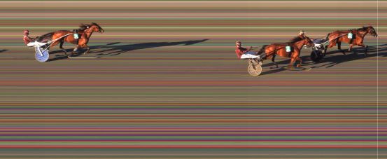 Målfoto for løp 4 på bane BI den 25.06.2024