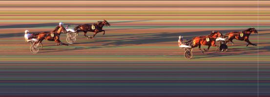 Målfoto for løp 9 på bane BI den 25.06.2024