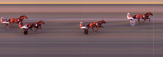 Målfoto for løp 8 på bane BI den 09.07.2024