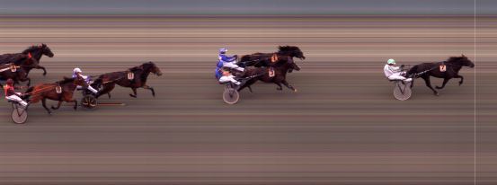 Målfoto for løp 7 på bane BI den 21.07.2024