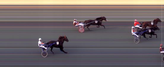 Målfoto for løp 5 på bane BI den 02.08.2024