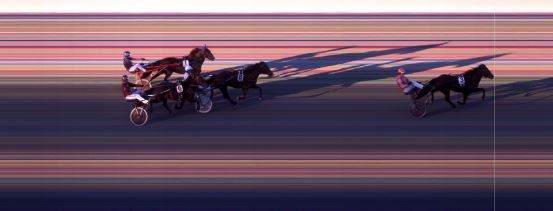 Målfoto for løp 5 på bane BI den 11.08.2024