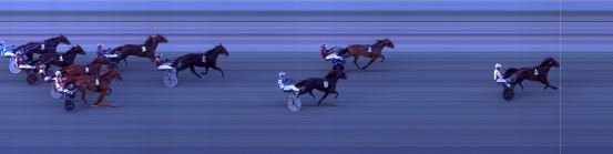 Målfoto for løp 6 på bane BI den 11.08.2024