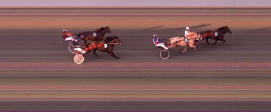 Målfoto for løp 4 på bane BI den 18.08.2024