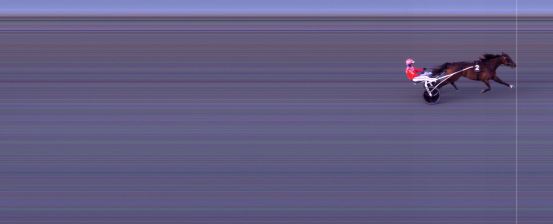 Målfoto for løp 6 på bane BI den 18.08.2024