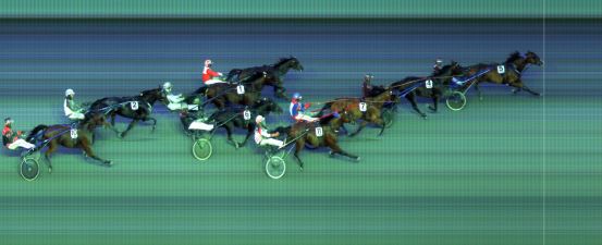 Målfoto for løp 5 på bane BI den 29.08.2024