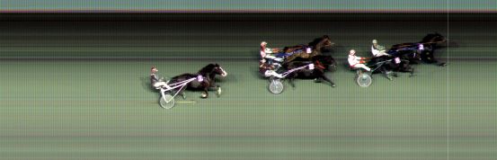 Målfoto for løp 8 på bane BI den 29.08.2024