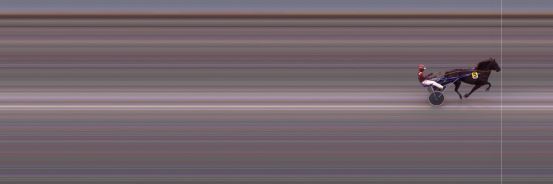 Målfoto for løp 1 på bane BI den 11.09.2024