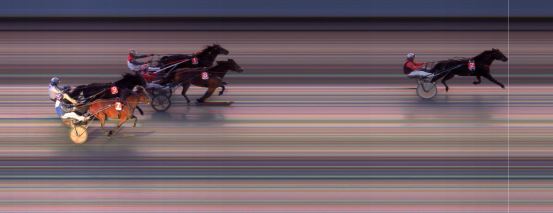 Målfoto for løp 3 på bane BI den 11.09.2024