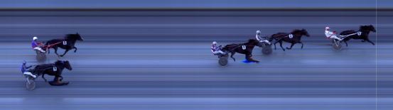 Målfoto for løp 5 på bane BI den 11.09.2024