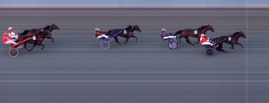 Målfoto for løp 4 på bane BI den 20.09.2024