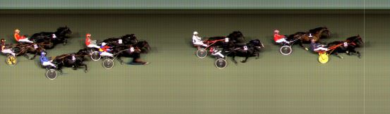 Målfoto for løp 6 på bane BI den 28.09.2024