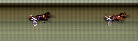 Målfoto for løp 3 på bane BI den 07.10.2024