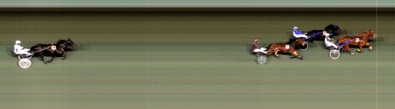 Målfoto for løp 7 på bane BI den 07.10.2024