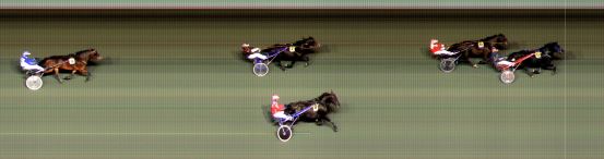 Målfoto for løp 9 på bane BI den 07.10.2024