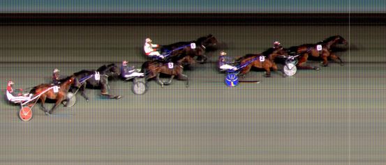 Målfoto for løp 5 på bane BI den 18.10.2024