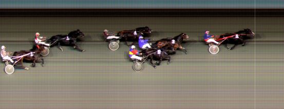 Målfoto for løp 6 på bane BI den 18.10.2024