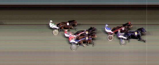 Målfoto for løp 7 på bane BI den 18.10.2024