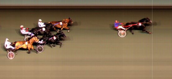 Målfoto for løp 3 på bane BI den 25.10.2024