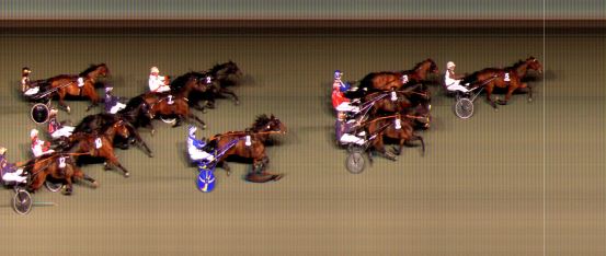 Målfoto for løp 6 på bane BI den 25.10.2024