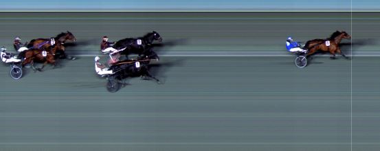 Målfoto for løp 5 på bane BI den 06.12.2024