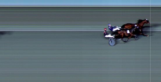 Målfoto for løp 6 på bane BI den 06.12.2024