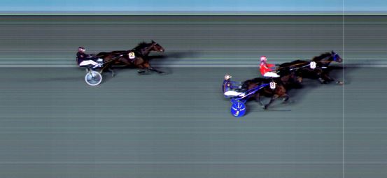 Målfoto for løp 7 på bane BI den 06.12.2024