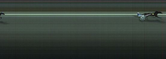 Målfoto for løp 1 på bane BJ den 29.10.2014