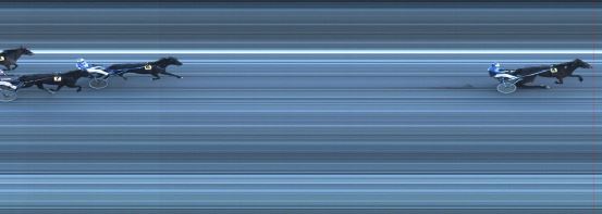 Målfoto for løp 1 på bane BJ den 08.01.2015