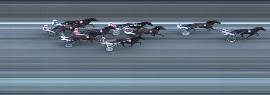 Målfoto for løp 3 på bane BJ den 08.01.2015