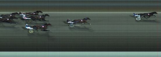 Målfoto for løp 8 på bane BJ den 11.03.2015