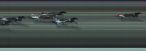 Målfoto for løp 9 på bane BJ den 15.04.2015