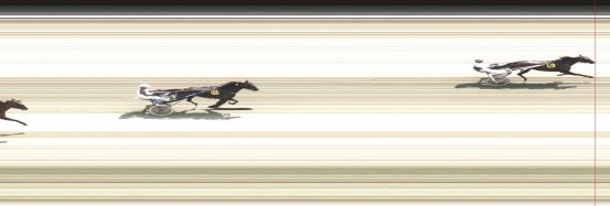 Målfoto for løp 1 på bane BJ den 23.07.2015