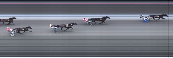 Målfoto for løp 1 på bane BJ den 12.09.2015