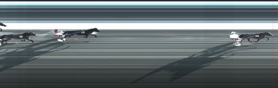 Målfoto for løp 1 på bane BJ den 14.01.2016