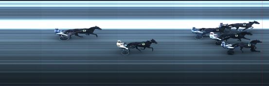 Målfoto for løp 1 på bane BJ den 23.01.2016