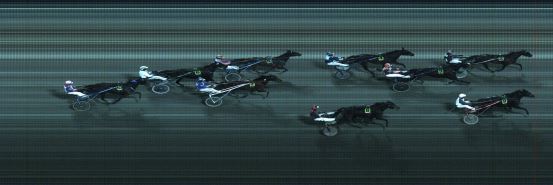 Målfoto for løp 9 på bane BJ den 10.02.2016