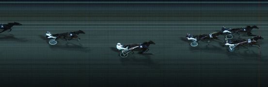 Målfoto for løp 2 på bane BJ den 23.03.2016