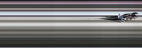 Målfoto for løp 1 på bane BJ den 08.06.2016