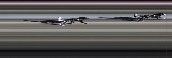 Målfoto for løp 2 på bane BJ den 08.06.2016