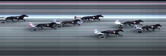 Målfoto for løp 8 på bane BJ den 11.06.2016