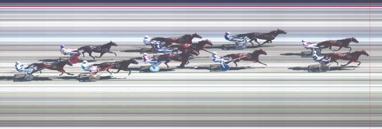 Målfoto for løp 9 på bane BJ den 12.06.2016