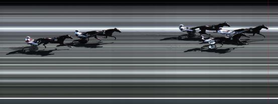 Målfoto for løp 4 på bane BJ den 08.09.2016