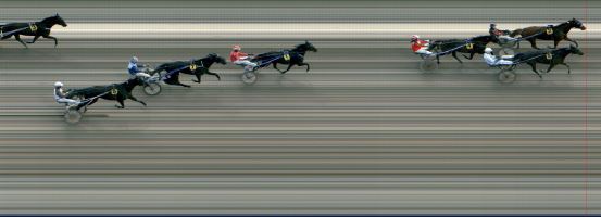 Målfoto for løp 1 på bane BJ den 08.12.2016