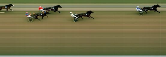 Målfoto for løp 2 på bane BJ den 10.07.2017